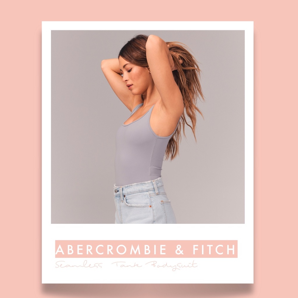 ABERCROMBIE & FITCH - 90s Seamless Tank Bodysuit - NWT